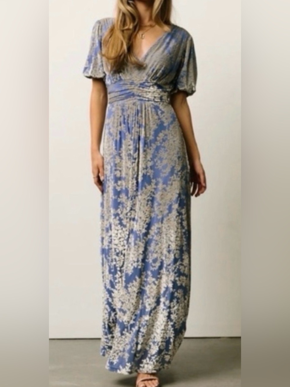 Baltic Born Leslie Velvet Maxi Dress Size XL